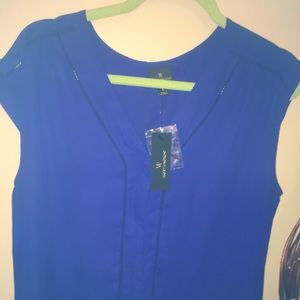 Worthington Royal Blue Sleeveless Top